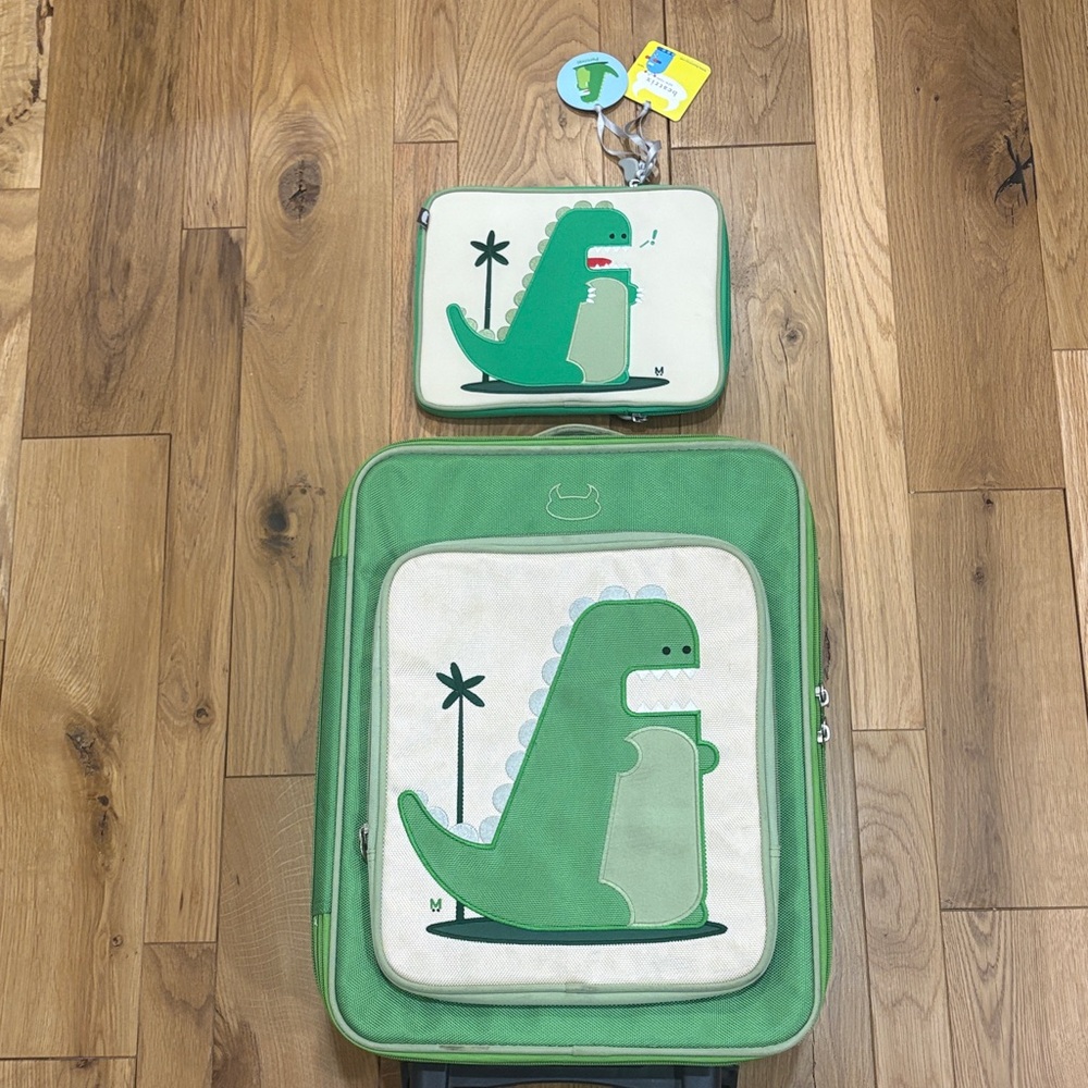 Beatrix NY Percival Dino suitcase w/ipad case